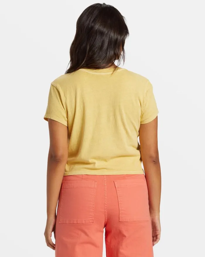 Billabong Feel The Heat TShirt Mellow Daze Womens Tops Billabong Feel The Heat TShirt Mellow Daze Womens Tops