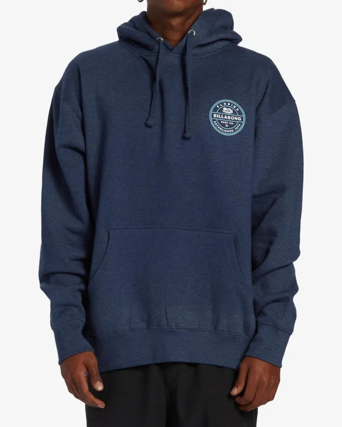 Billabong Florida Rotor Pullover Sweatshirt Slate Blue Mens Hoodies and Fleece