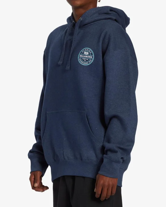 Billabong Florida Rotor Pullover Sweatshirt Slate Blue Mens Hoodies and Fleece Billabong Florida Rotor Pullover Sweatshirt Slate Blue Mens Hoodies and Fleece