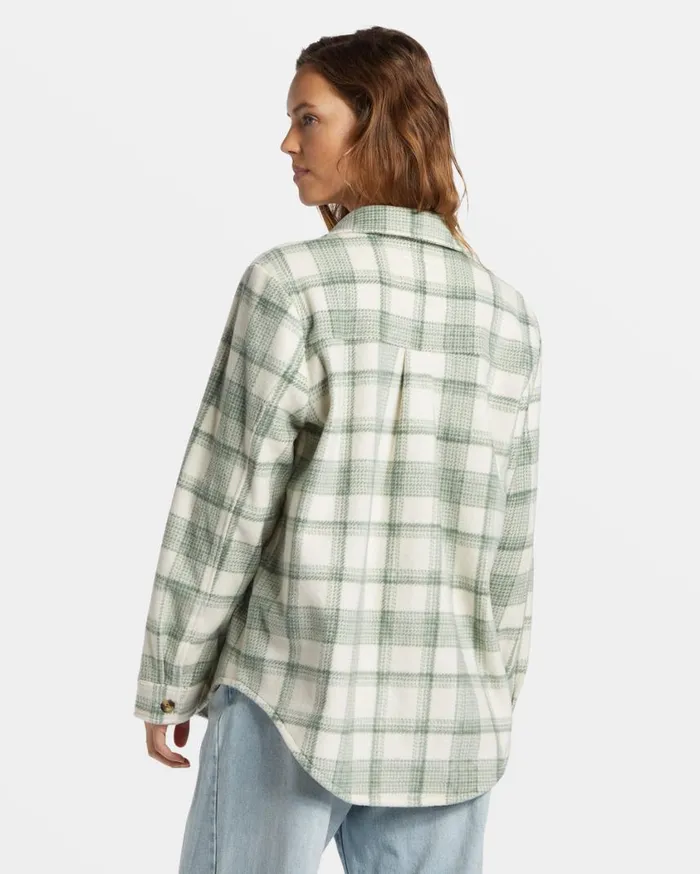Billabong Forge Fleece Flannel Treehugger Womens Jackets Billabong Forge Fleece Flannel Treehugger Womens Jackets