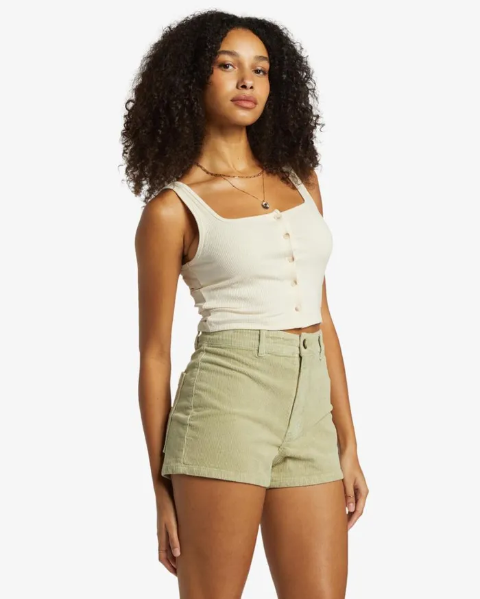 Billabong Free Fall Corduroy Shorts Avocado Womens Shorts Billabong Free Fall Corduroy Shorts Avocado Womens Shorts