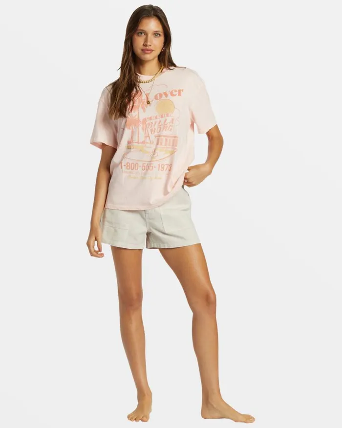 Billabong Golden State TShirt Feelin Peachy Womens Graphic Tees and Tanks Billabong Golden State TShirt Feelin Peachy Womens Graphic Tees and Tanks