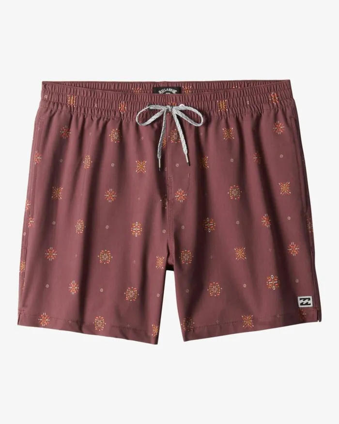 Billabong Good Times Layback Volleys Dusty Red Mens Layback Boardshorts Billabong Good Times Layback Volleys Dusty Red Mens Layback Boardshorts