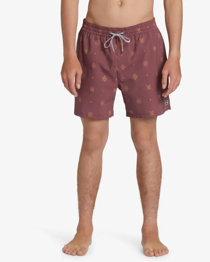 Billabong Good Times Layback Volleys Dusty Red Mens Layback Boardshorts Billabong Good Times Layback Volleys Dusty Red Mens Layback Boardshorts