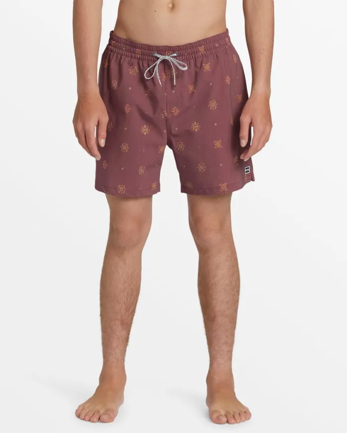 Billabong Good Times Layback Volleys Dusty Red Mens Layback Boardshorts Billabong Good Times Layback Volleys Dusty Red Mens Layback Boardshorts