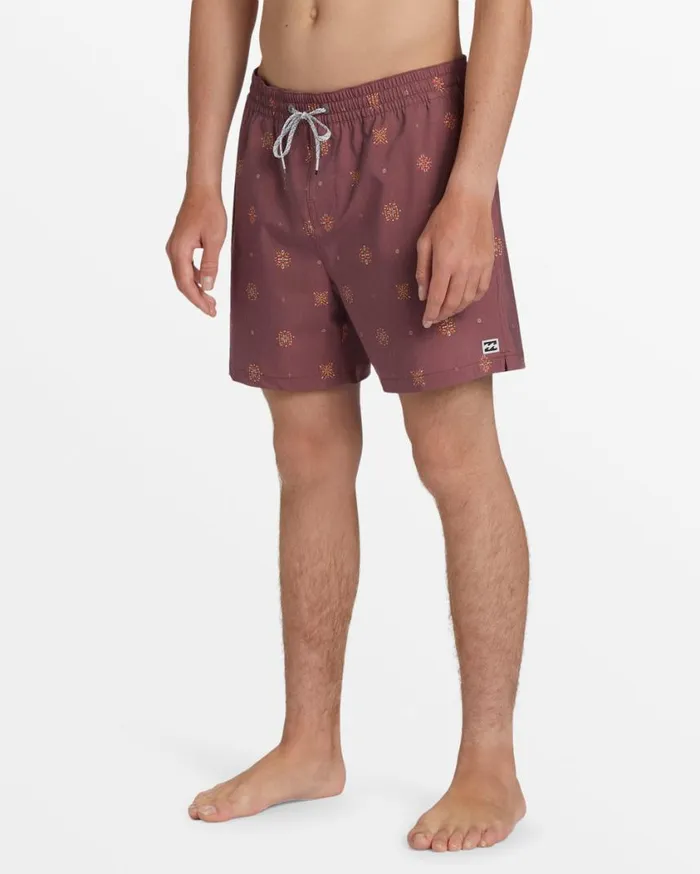 Billabong Good Times Layback Volleys Dusty Red Mens Layback Boardshorts Billabong Good Times Layback Volleys Dusty Red Mens Layback Boardshorts