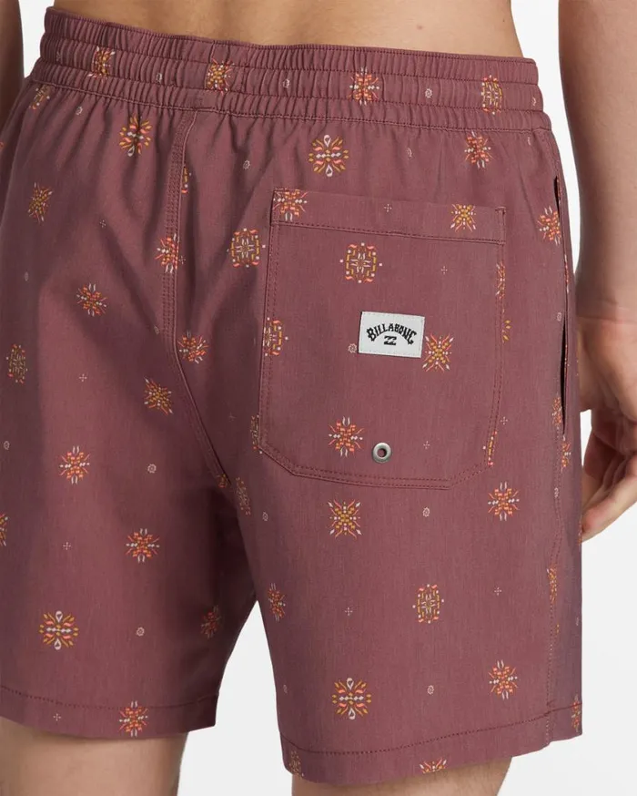 Billabong Good Times Layback Volleys Dusty Red Mens Layback Boardshorts Billabong Good Times Layback Volleys Dusty Red Mens Layback Boardshorts