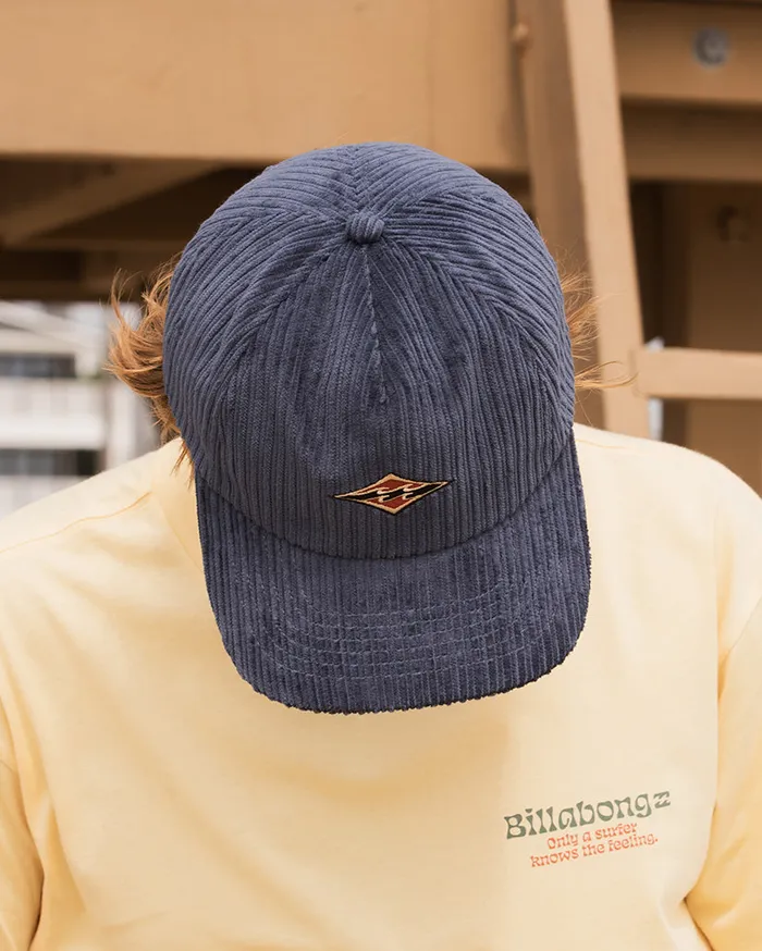 Billabong Heritage Baseball Hat Dusty Navy Mens Beanies