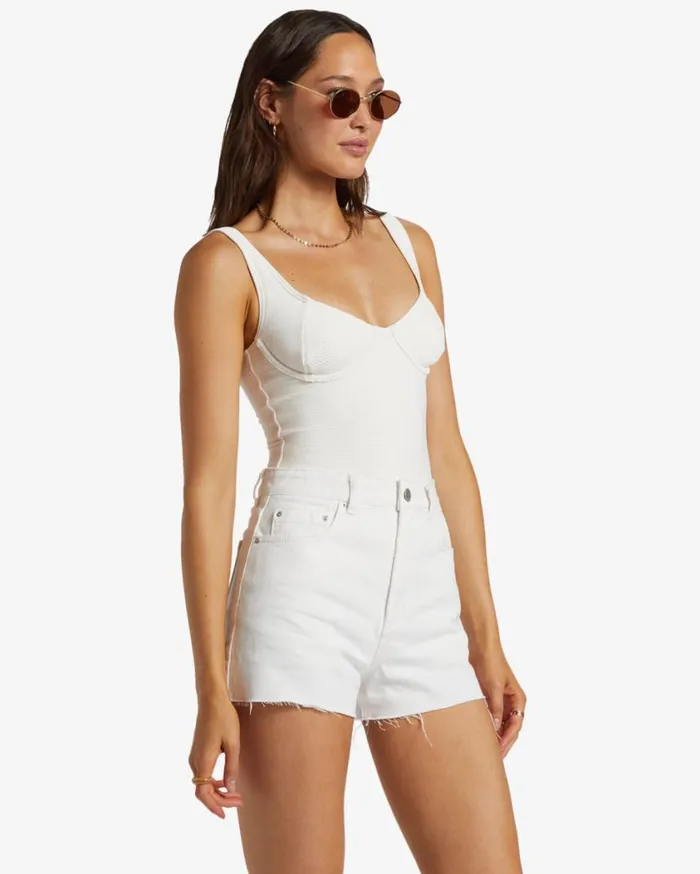 Billabong High Tides Short Denim Shorts Salt Crystal Womens Shorts Billabong High Tides Short Denim Shorts Salt Crystal Womens Shorts