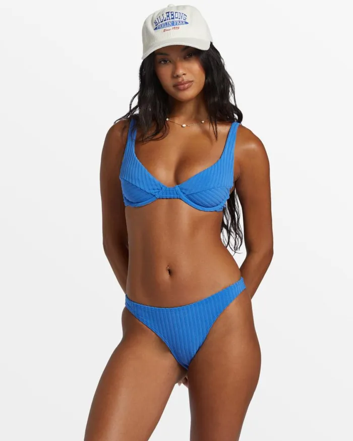 Billabong In The Loop Marina Underwire Bikini Top Summer Blue Womens Bikinis