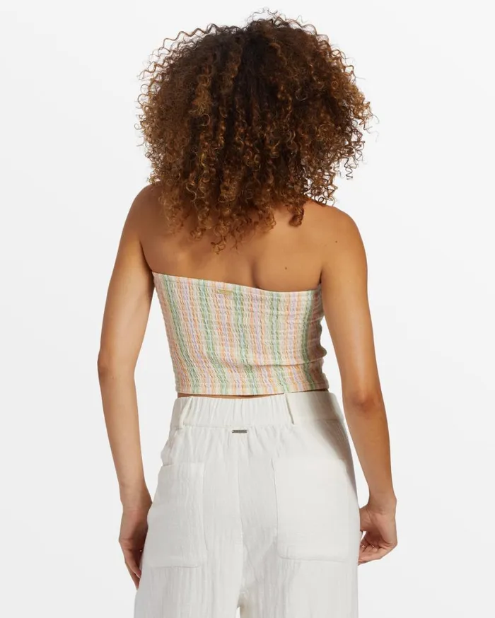 Billabong Keep It Simple Smocked Crop Top Sweet Pink Womens Tops Billabong Keep It Simple Smocked Crop Top Sweet Pink Womens Tops