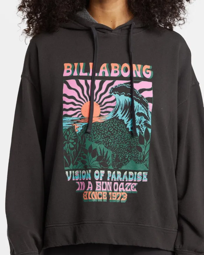 Billabong Keep It Up Pullover Hoodie Black Sands Womens Sweatshirts and Fleece Billabong Keep It Up Pullover Hoodie Black Sands Womens Sweatshirts and Fleece