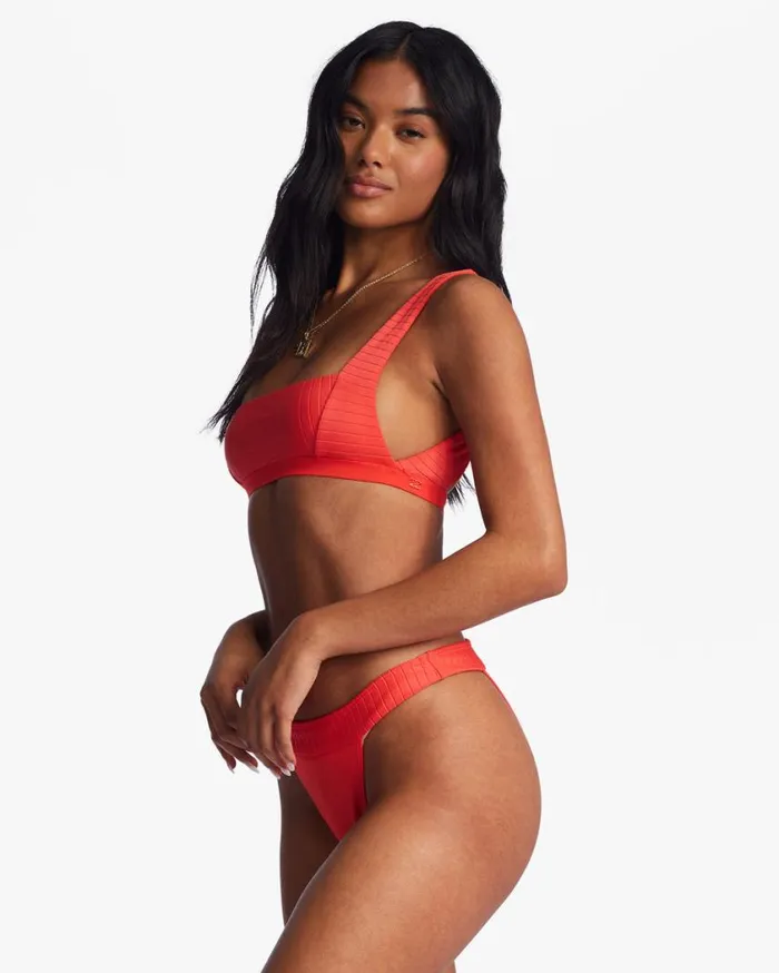 Billabong Lined Up Banded Hike Bikini Bottoms Bright Poppy Womens Bikinis Billabong Lined Up Banded Hike Bikini Bottoms Bright Poppy Womens Bikinis