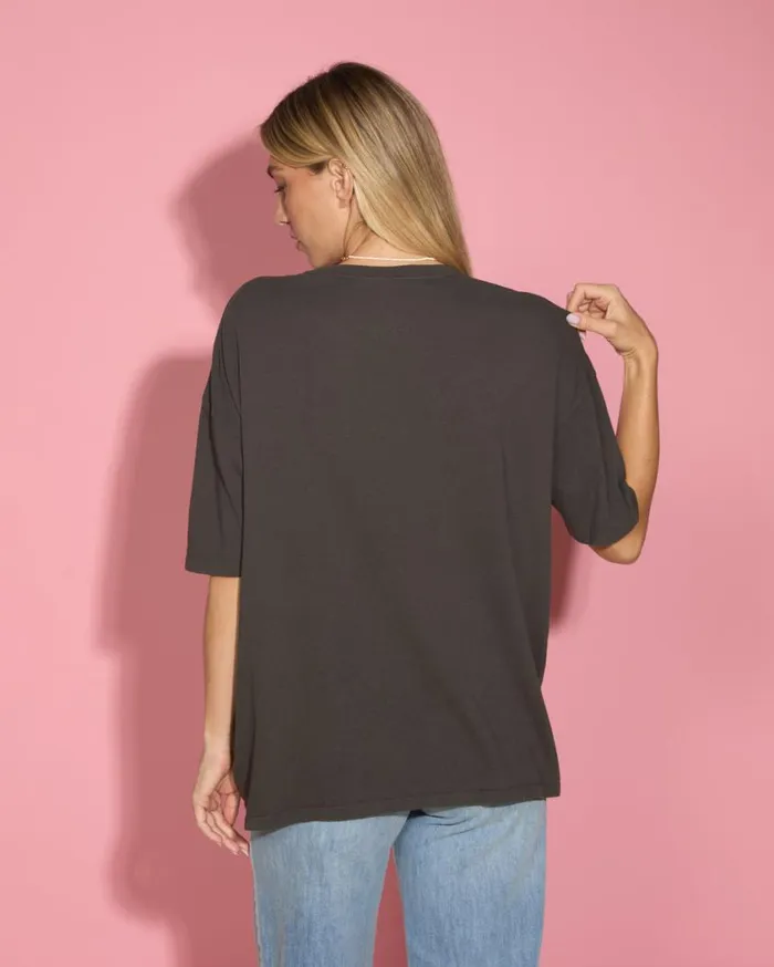 Billabong Natural Mystic TShirt Off Black Womens Tops Billabong Natural Mystic TShirt Off Black Womens Tops