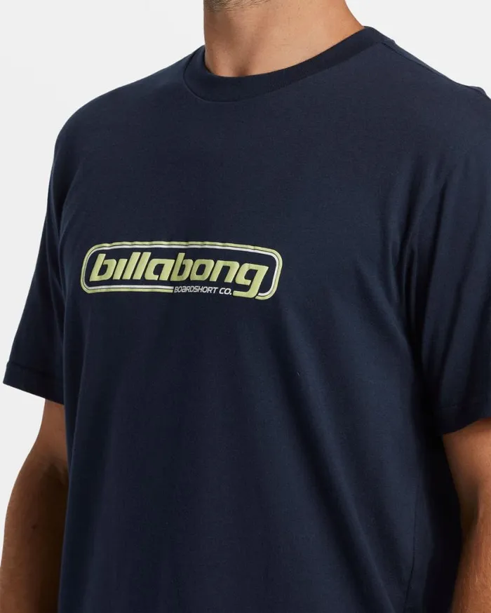 Billabong Nuclear TShirt Navy Mens TShirts Billabong Nuclear TShirt Navy Mens TShirts