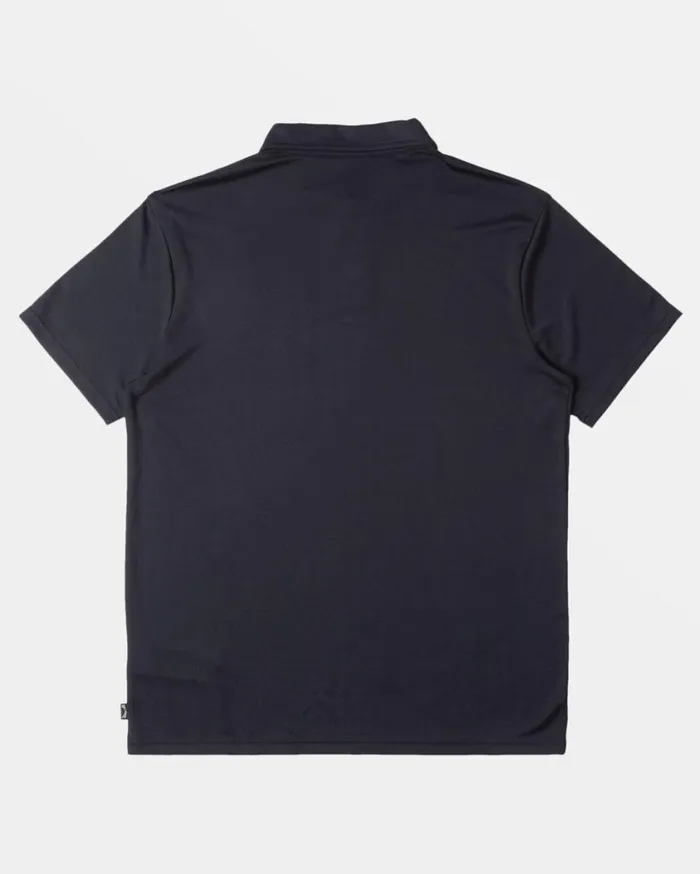 Billabong Offshore Short Sleeve Polo Tshirt Black Mens TShirts Billabong Offshore Short Sleeve Polo Tshirt Black Mens TShirts