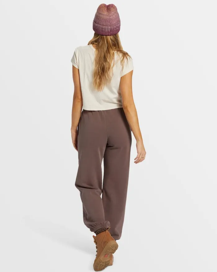 Billabong Palmin Elastic Waist Joggers Kona Womens Jeans and Pants Billabong Palmin Elastic Waist Joggers Kona Womens Jeans and Pants