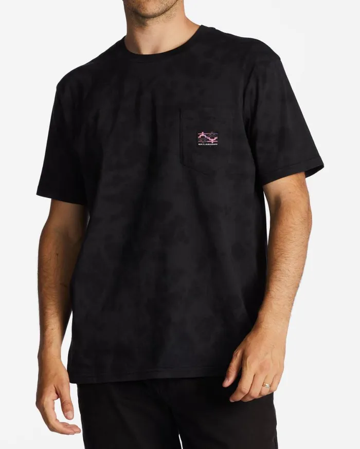 Billabong Pocket Wash TShirt Washed Black Mens TShirts