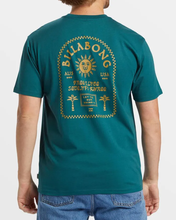 Billabong Portal TShirt Real Teal Mens TShirts