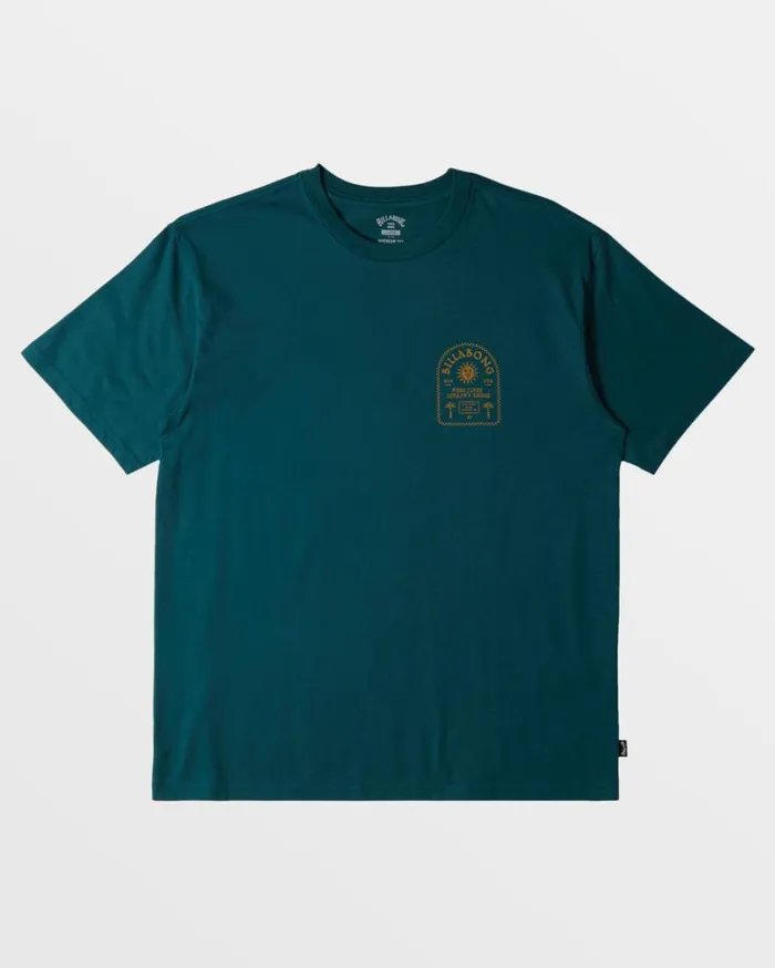 Billabong Portal TShirt Real Teal Mens TShirts Billabong Portal TShirt Real Teal Mens TShirts