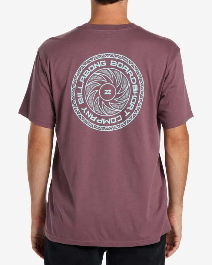 Billabong Praise TShirt Vintage Violet Mens TShirts Billabong Praise TShirt Vintage Violet Mens TShirts