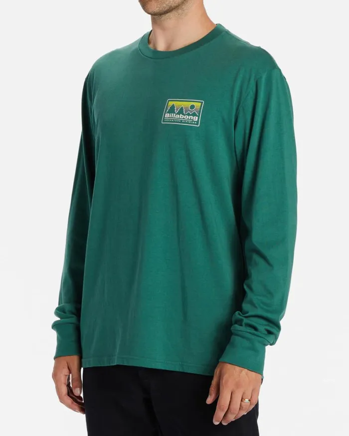 Billabong Range Long Sleeve TShirt Jungle Mens TShirts Billabong Range Long Sleeve TShirt Jungle Mens TShirts