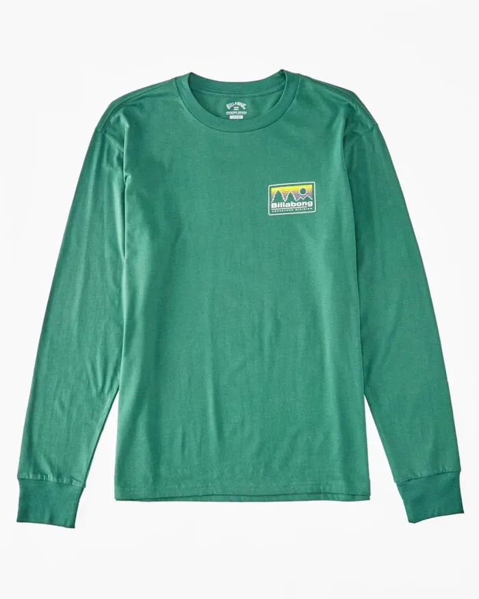 Billabong Range Long Sleeve TShirt Jungle Mens TShirts Billabong Range Long Sleeve TShirt Jungle Mens TShirts