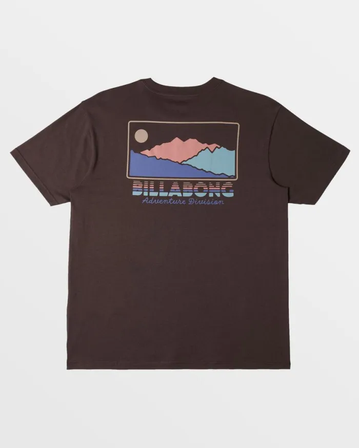 Billabong Range TShirt Plum Mens TShirts Billabong Range TShirt Plum Mens TShirts