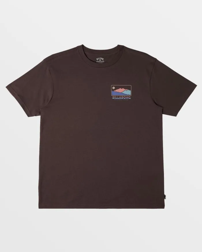 Billabong Range TShirt Plum Mens TShirts Billabong Range TShirt Plum Mens TShirts