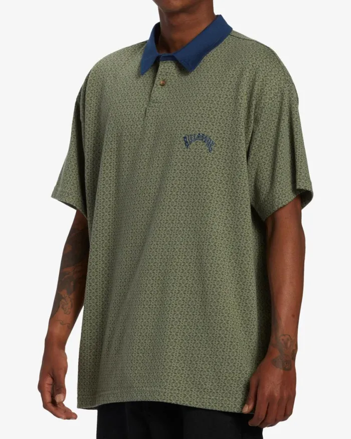Billabong Shibuya Polo Shirt Sage Mens Shirts Billabong Shibuya Polo Shirt Sage Mens Shirts