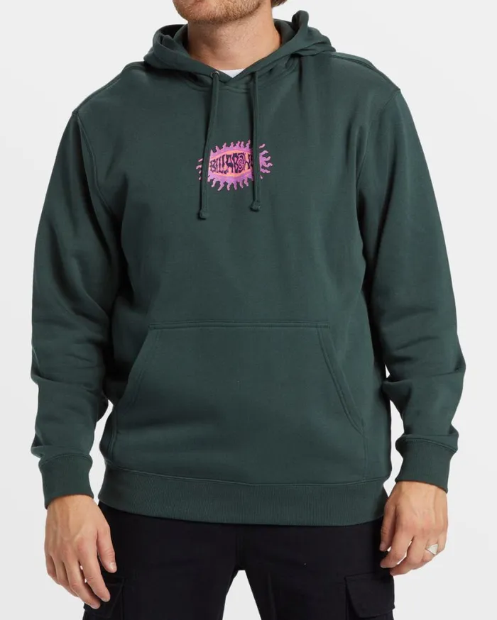 Billabong Short Sands Hoodie Forest Green Mens Hoodies and Fleece