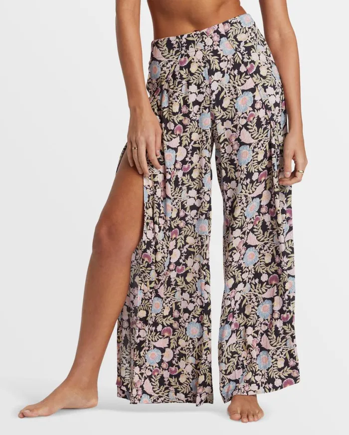 Billabong Split Spirit Floral Pants Blackberry Womens Jeans and Pants Billabong Split Spirit Floral Pants Blackberry Womens Jeans and Pants