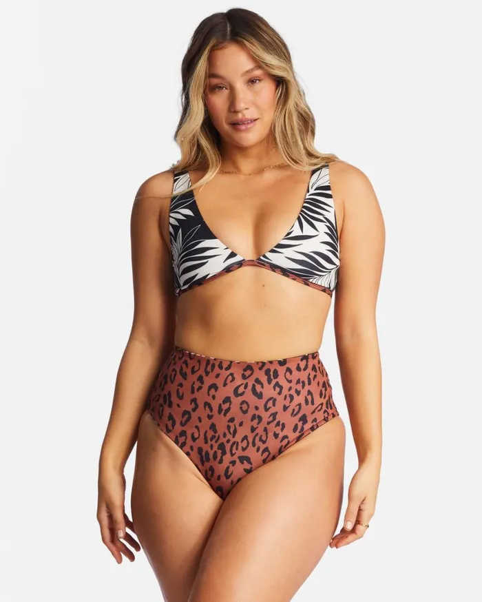Billabong Spotted In Paradise Hi Retro Reversible High Leg Bikini Bottoms Multi Womens Bikinis Billabong Spotted In Paradise Hi Retro Reversible High Leg Bikini Bottoms Multi Womens Bikinis