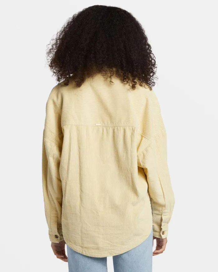 Billabong Stoked On You Oversized Long Sleeve Shirt Mellow Daze Womens Tops Billabong Stoked On You Oversized Long Sleeve Shirt Mellow Daze Womens Tops
