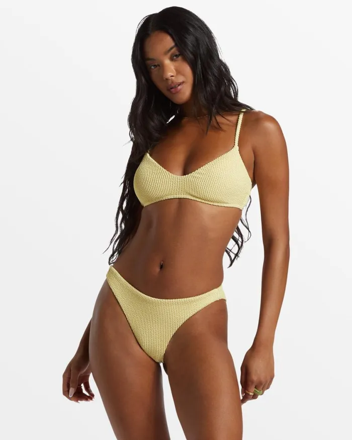 Billabong Summer High Bralette Bikini Top Mellow Yellow Womens Bikinis Billabong Summer High Bralette Bikini Top Mellow Yellow Womens Bikinis