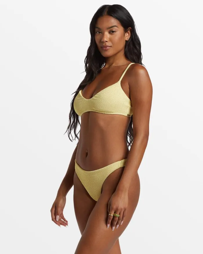 Billabong Summer High Bralette Bikini Top Mellow Yellow Womens Bikinis Billabong Summer High Bralette Bikini Top Mellow Yellow Womens Bikinis
