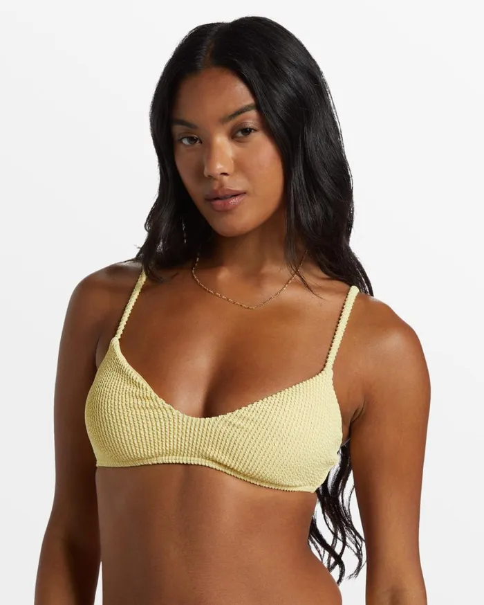 Billabong Summer High Bralette Bikini Top Mellow Yellow Womens Bikinis Billabong Summer High Bralette Bikini Top Mellow Yellow Womens Bikinis