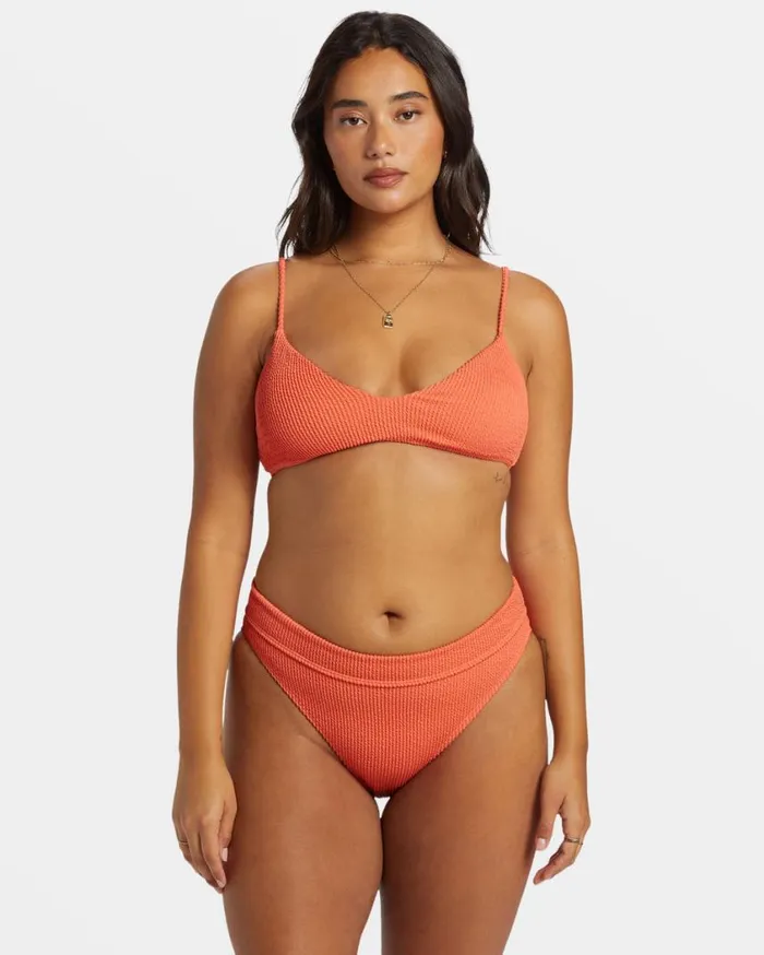 Billabong Summer High Bralette Bikini Top Papaya Womens Bikinis