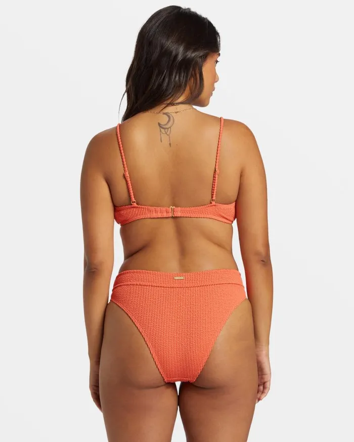 Billabong Summer High Bralette Bikini Top Papaya Womens Bikinis Billabong Summer High Bralette Bikini Top Papaya Womens Bikinis