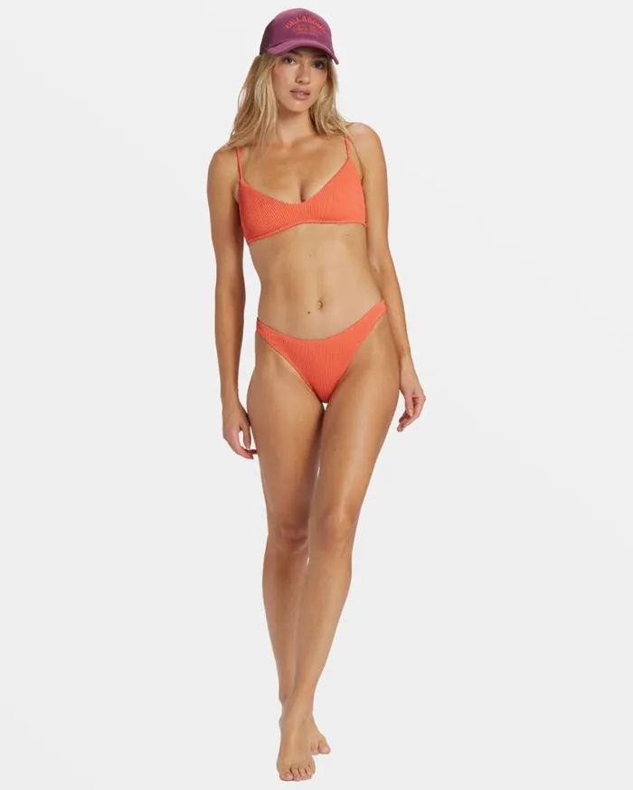 Billabong Summer High Bralette Bikini Top Papaya Womens Bikinis Billabong Summer High Bralette Bikini Top Papaya Womens Bikinis