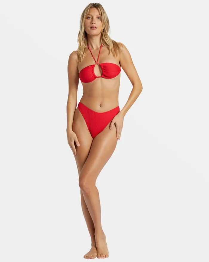 Billabong Summer High Skimpy Hike Bikini Bottom Fiesta Red Womens Bikini Bottoms Billabong Summer High Skimpy Hike Bikini Bottom Fiesta Red Womens Bikini Bottoms