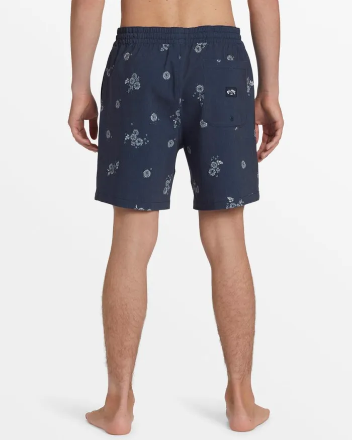 Billabong Sundays Layback 17034 Elastic Waist Shorts Denim Blue Mens Layback Boardshorts Billabong Sundays Layback 17034 Elastic Waist Shorts Denim Blue Mens Layback Boardshorts