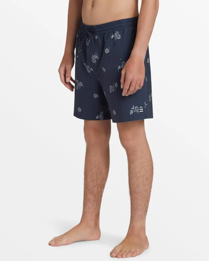 Billabong Sundays Layback 17034 Elastic Waist Shorts Denim Blue Mens Layback Boardshorts Billabong Sundays Layback 17034 Elastic Waist Shorts Denim Blue Mens Layback Boardshorts