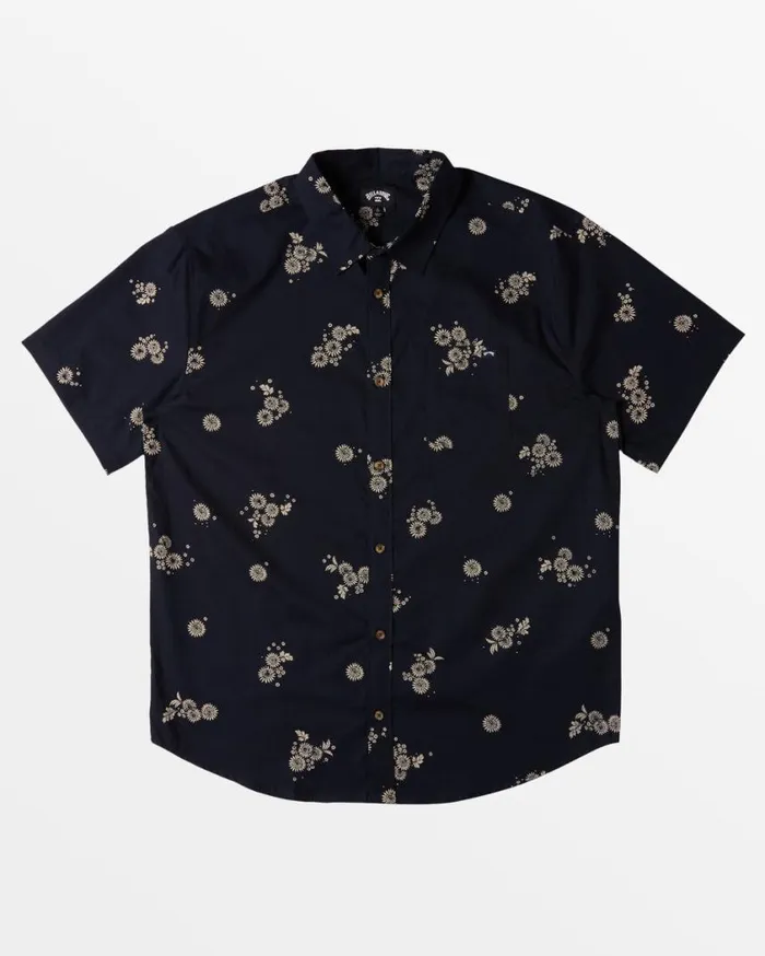 Billabong Sundays Mini Short Sleeve Shirt Midnight Mens Shirts