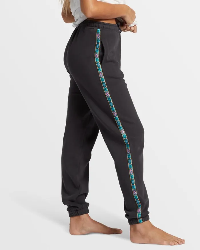 Billabong Swipe Right Elastic Waist Joggers Black Sands Womens Jeans and Pants Billabong Swipe Right Elastic Waist Joggers Black Sands Womens Jeans and Pants