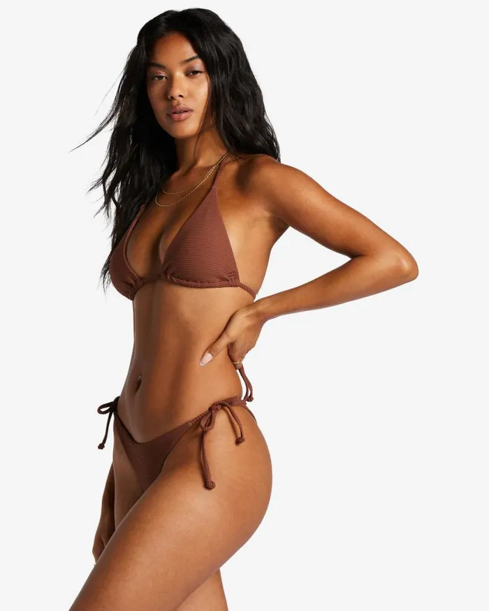 Billabong Tanlines Multi Triangle Bikini Top Mocha Womens Bikinis Billabong Tanlines Multi Triangle Bikini Top Mocha Womens Bikinis
