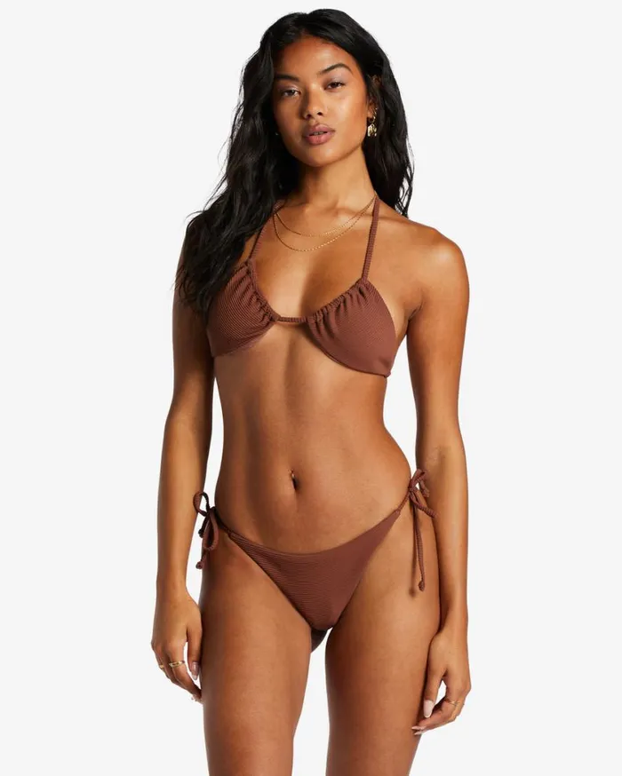 Billabong Tanlines Multi Triangle Bikini Top Mocha Womens Bikinis Billabong Tanlines Multi Triangle Bikini Top Mocha Womens Bikinis
