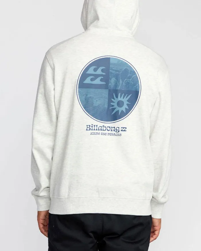 Billabong Twin Fins Zip Fleece Oatmeal Heather Mens Hoodies and Fleece Billabong Twin Fins Zip Fleece Oatmeal Heather Mens Hoodies and Fleece