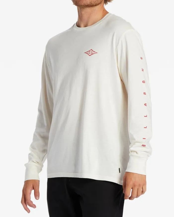Billabong Unity Long Sleeve TShirt Off White Mens TShirts Billabong Unity Long Sleeve TShirt Off White Mens TShirts
