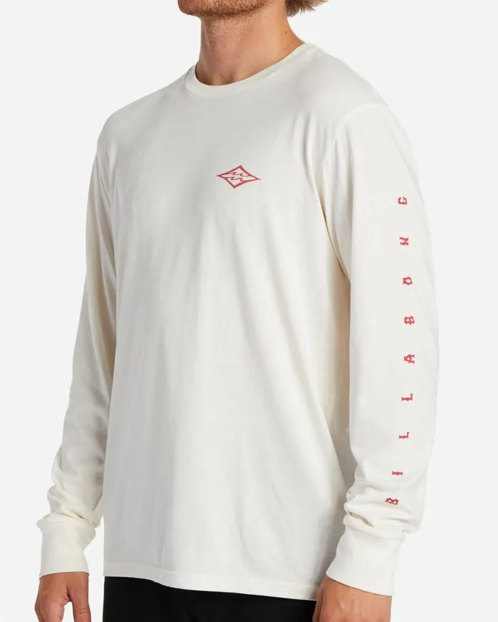 Billabong Unity Long Sleeve TShirt Off White Mens TShirts Billabong Unity Long Sleeve TShirt Off White Mens TShirts